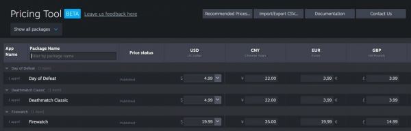 Valve обновила региональные цены в Steam — теперь 60 долларов соответствуют 1900 рублям