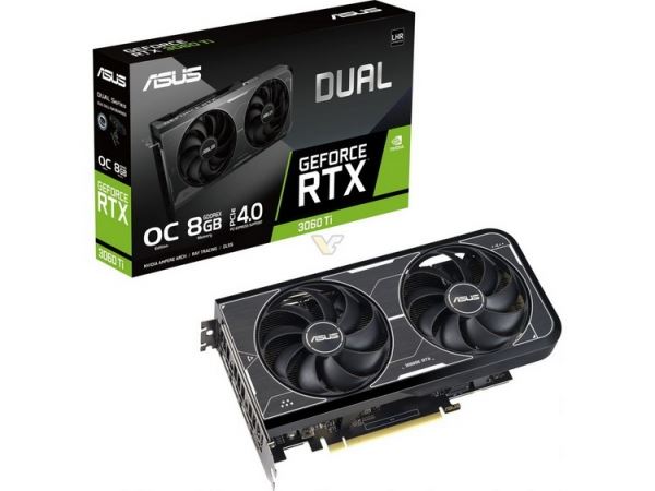 ASUS представила GeForce RTX 3060 Ti Dual с памятью GDDR6X и новым дизайном 