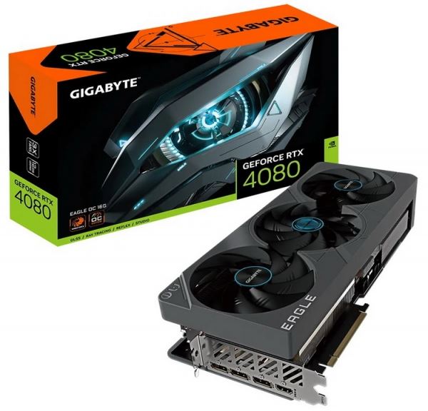 Gigabyte представила шесть версий GeForce RTX 4080 с разными системами охлаждения 